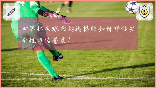 世界杯买球网站选择时如何评估安全性与信誉度？